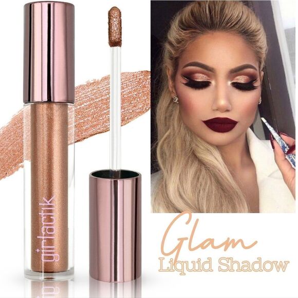 Girlactik Liquid Metallic Eyeshadow in Glam - Picture 1 of 10